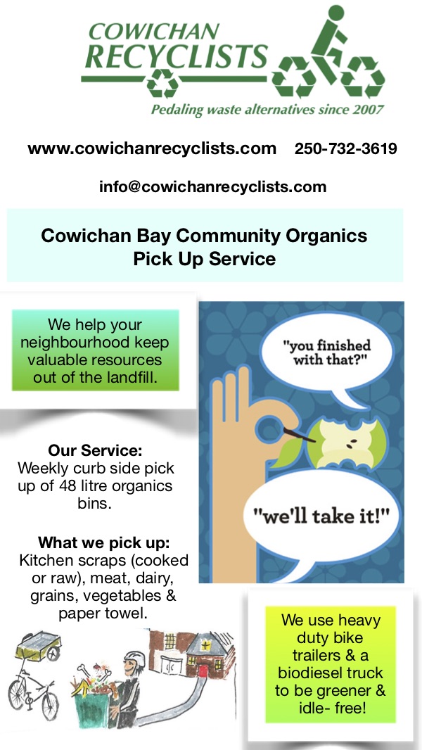 Cowichan Bay Organics Pick Up Service